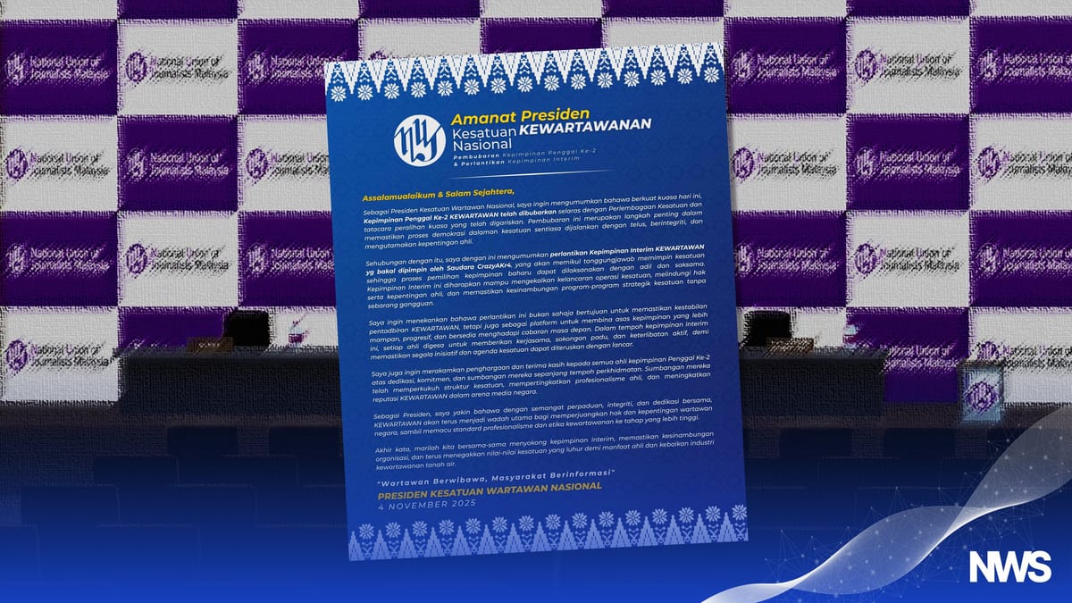 NUJM Dissolves Second-Term Leadership, Appoints CrazyAkR4 as Interim Leader