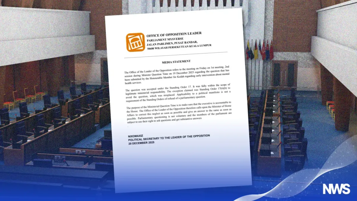 Opposition Seeks Clarification Over Rejected Mental Health Question
