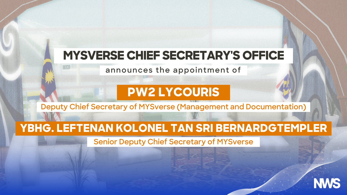 MYSverse Chief Secretary’s Office Appoints New Deputy and Senior Deputy Chief Secretaries