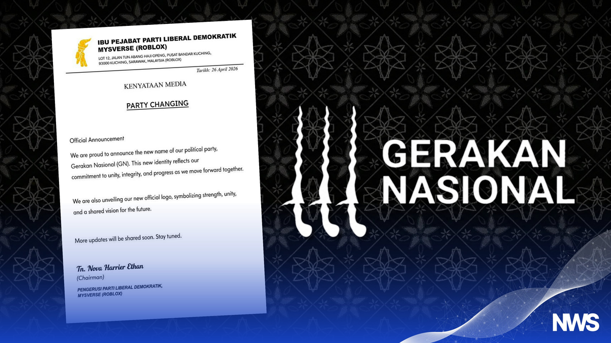 Parti Liberal Demokratik Rebrands as Gerakan Nasional