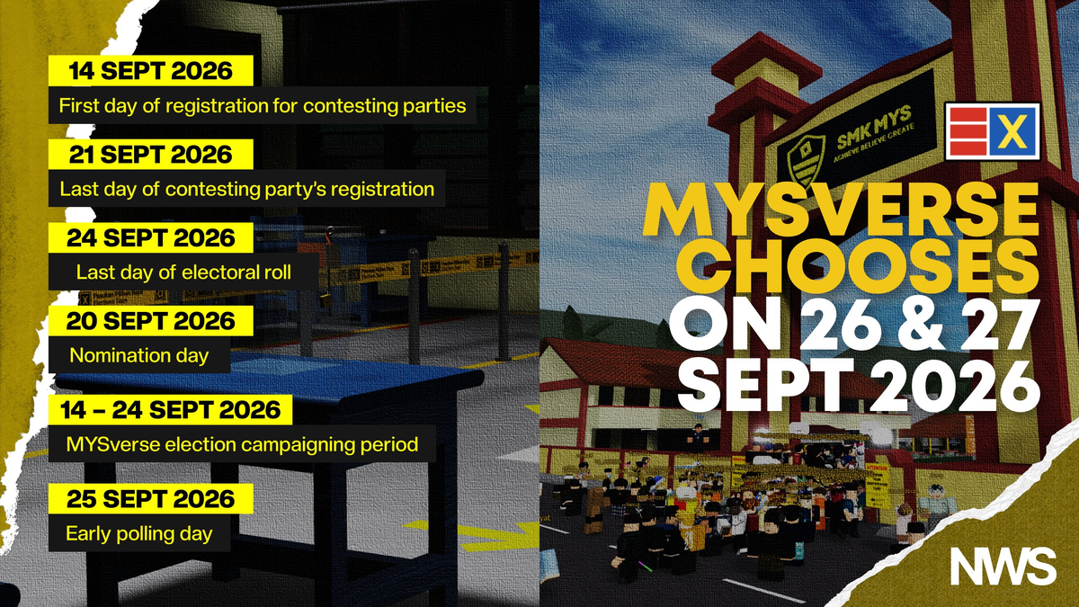 MYSverse Election Team Announces Polling Dates for 27th General Election