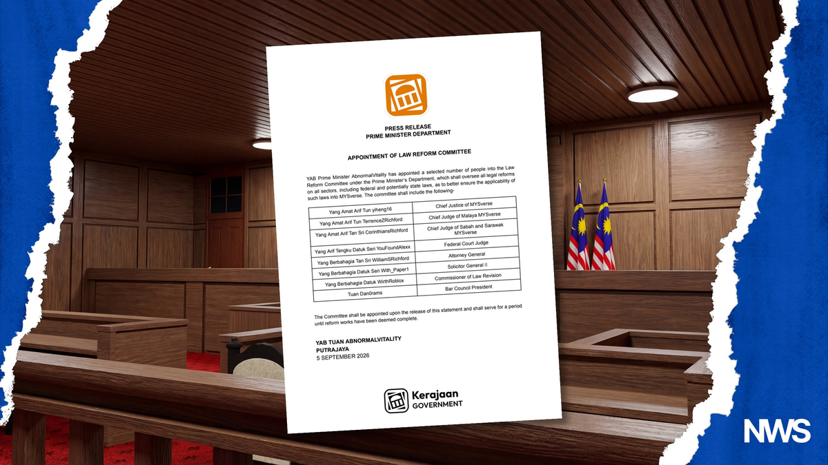 PM AbnormalVitality Appoints Members to MYSverse Law Reform Committee