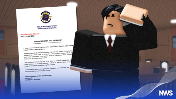 Danielliewxijie Appointed as New Vice President of Bar Council MYSverse