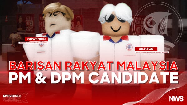 BRM Names GDwendin as PM Candidate in 24th MYSverse GE Shadow Cabinet