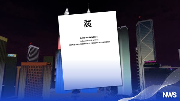 Royal Johor Ceremonial Force Ordinance 2025 Gazetted by Attorney General’s Chamber of MYSverse
