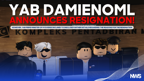 DamienOML to Resign as MYSverse Home Minister, PM Announces Minor Cabinet Reshuffle
