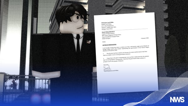 Senator LeoCToffan Resigns as MYSverse Foreign Affairs Minister