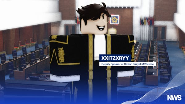 XxItzXryy Elected Deputy Speaker of MYSverse Dewan Rakyat Unopposed