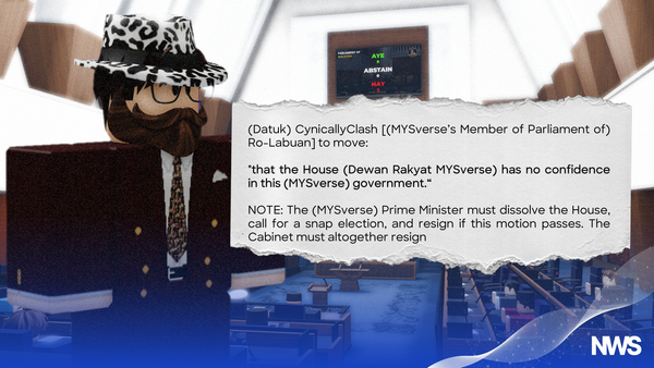 Ro-Labuan MP Tables No-Confidence Motion Against MYSverse Government