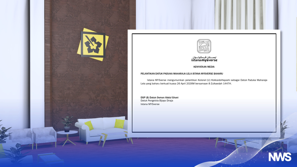 Colonel HokkaidoHayashi Appointed Datuk Paduka Maharaja Lela of Istana MYSverse