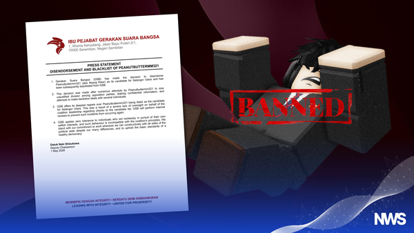 GSB Drops Ro-Selangor Utara Candidate Peanutbuttermm321 Over Allegations